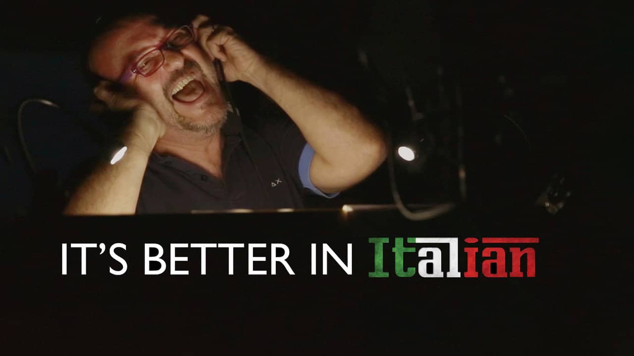 It's Better in Italian backdrop