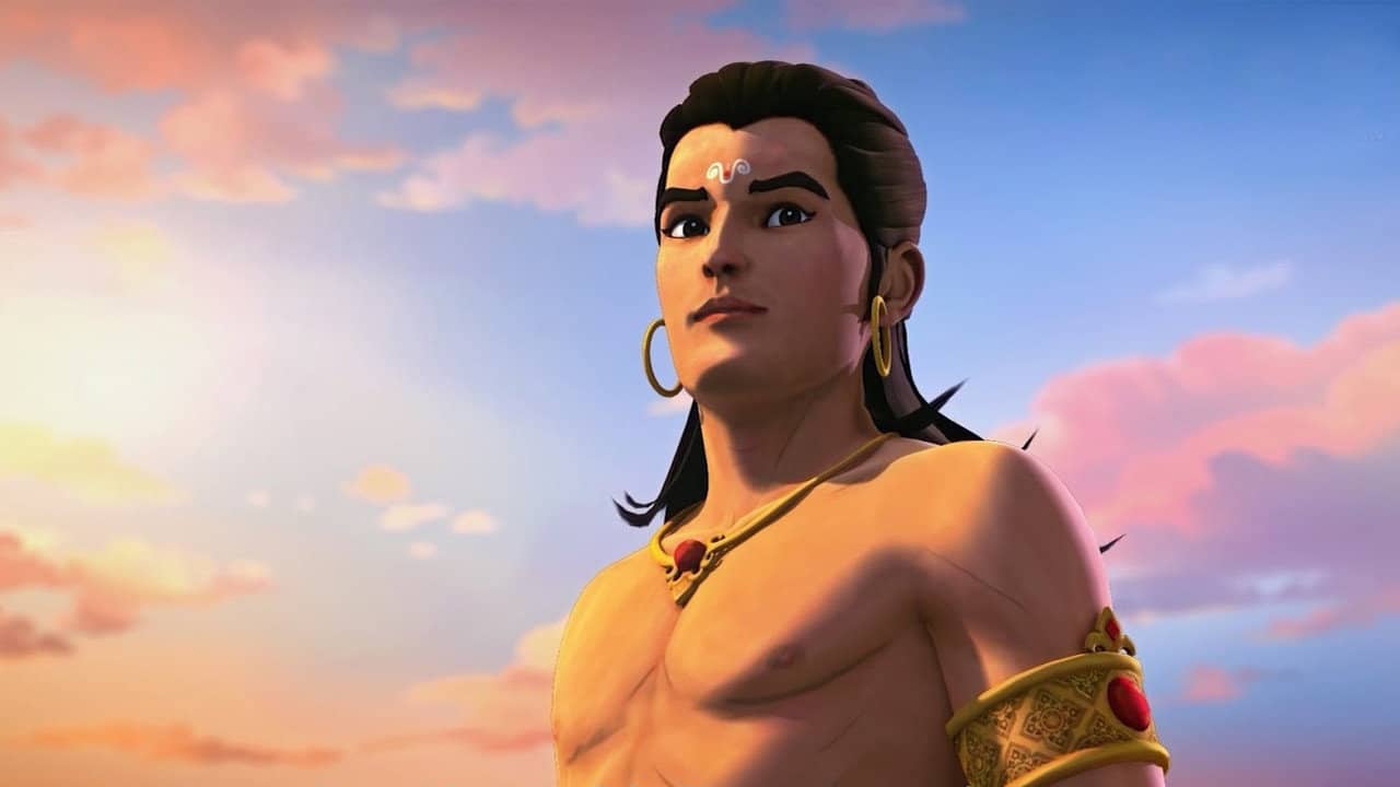 The Story of Mahajanaka backdrop