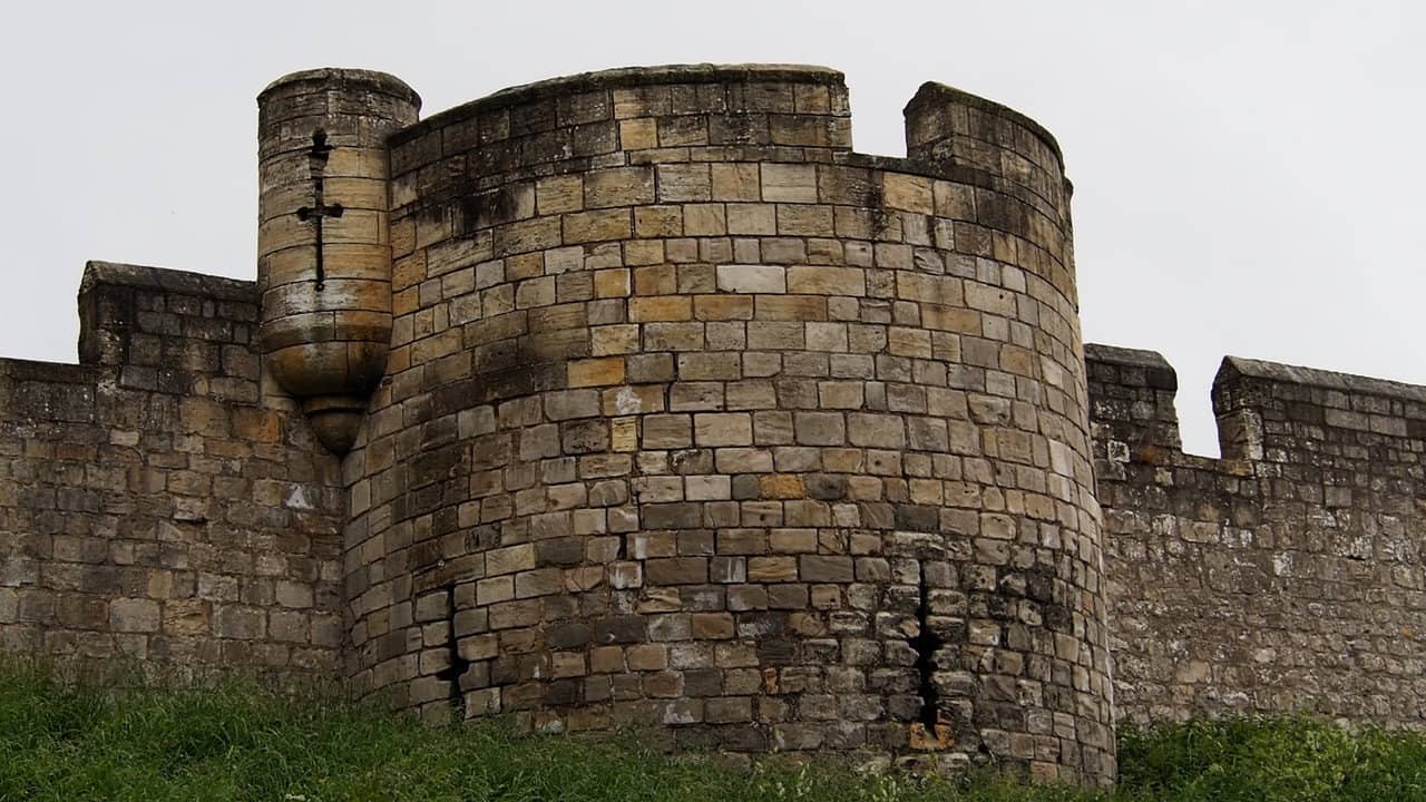 Inside the walls of York backdrop