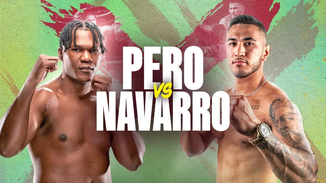 Dainier Pero vs. Cesar Navarro backdrop