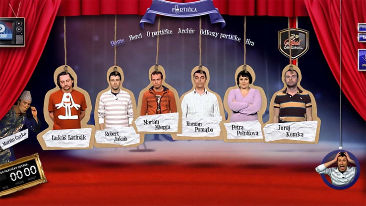 Partička backdrop