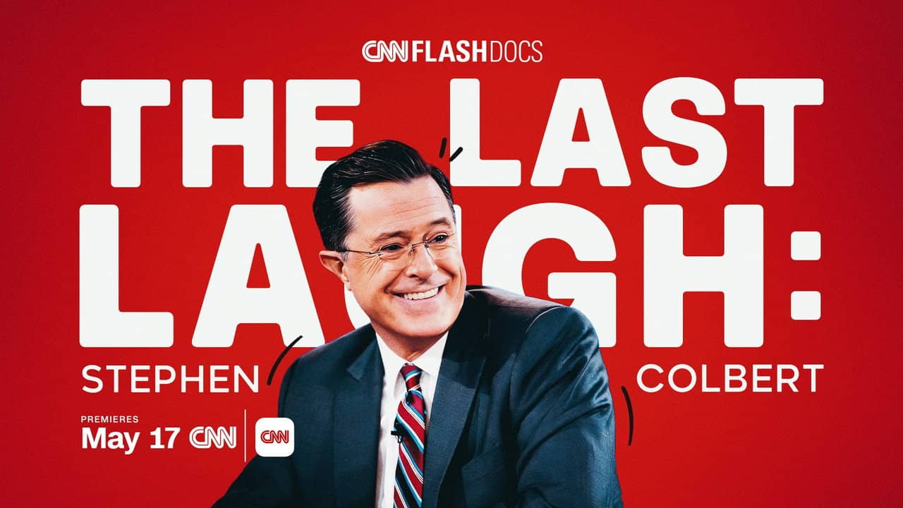 The Last Laugh: Stephen Colbert backdrop