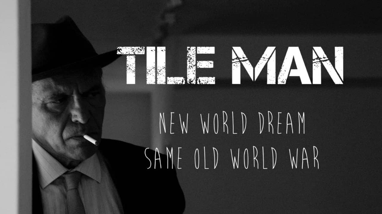 Tile Man backdrop