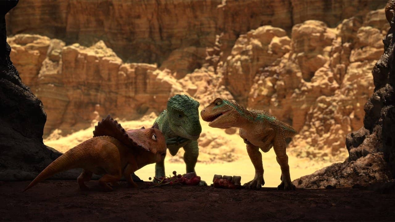 Dino King: Journey to Fire Mountain backdrop