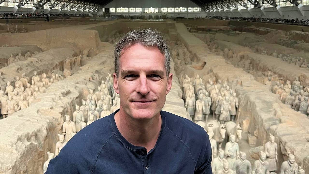 Terracotta Army: The Discovery with Dan Snow backdrop