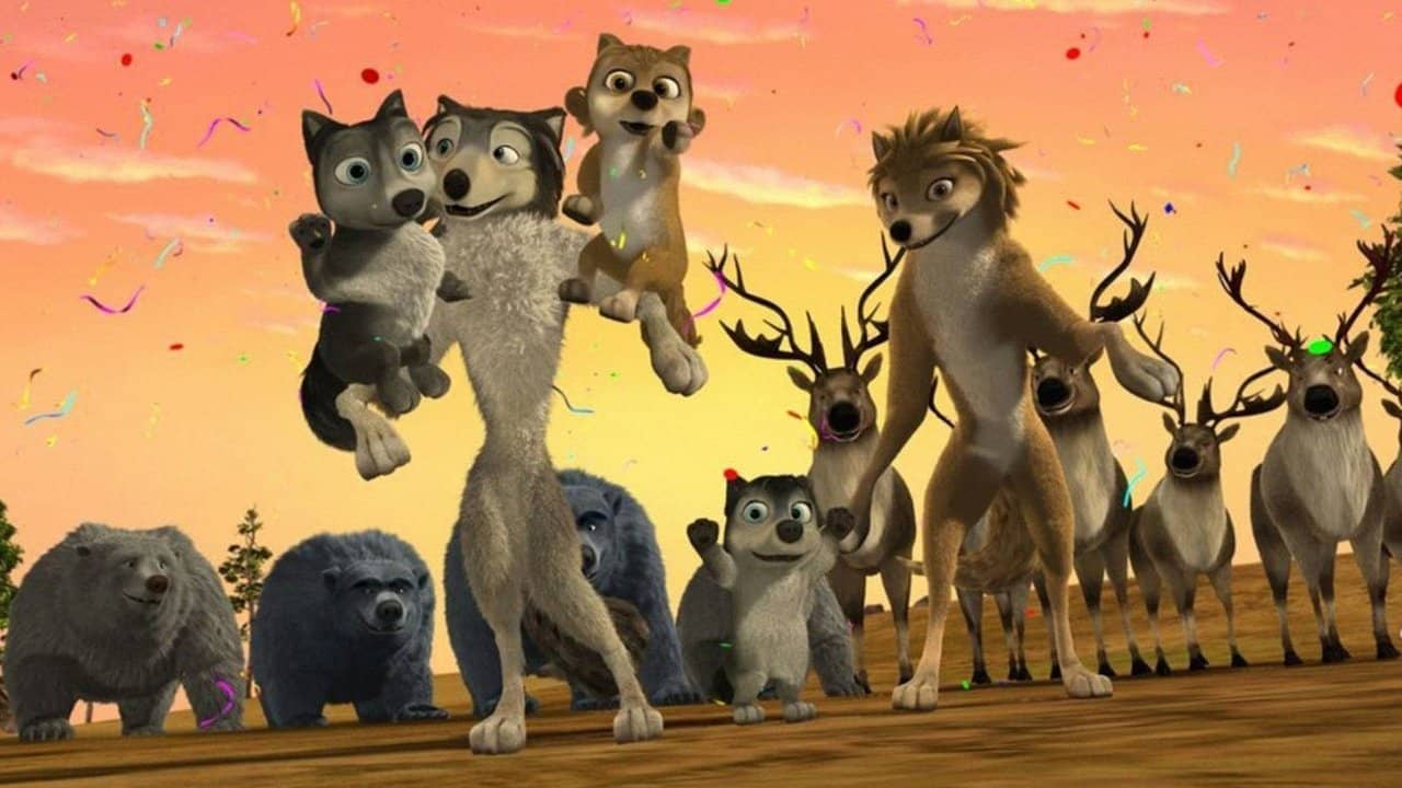 Alpha and Omega 2: A Howl-iday Adventure backdrop