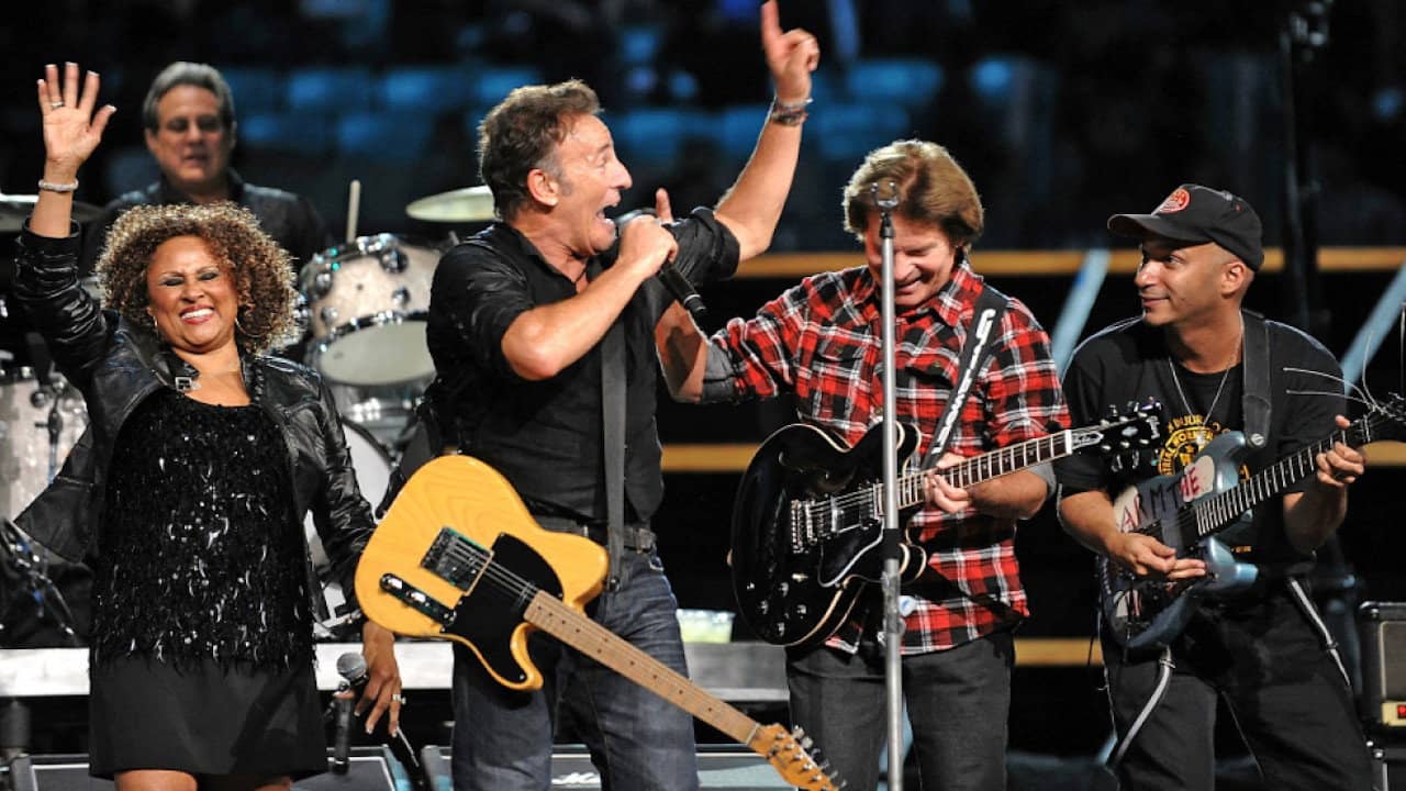 Bruce Springsteen & The E-Street Band - The 25th Anniversary Rock and Roll Hall of Fame Concerts backdrop