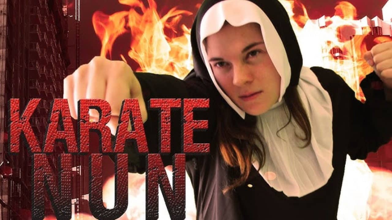 Karate Nun backdrop