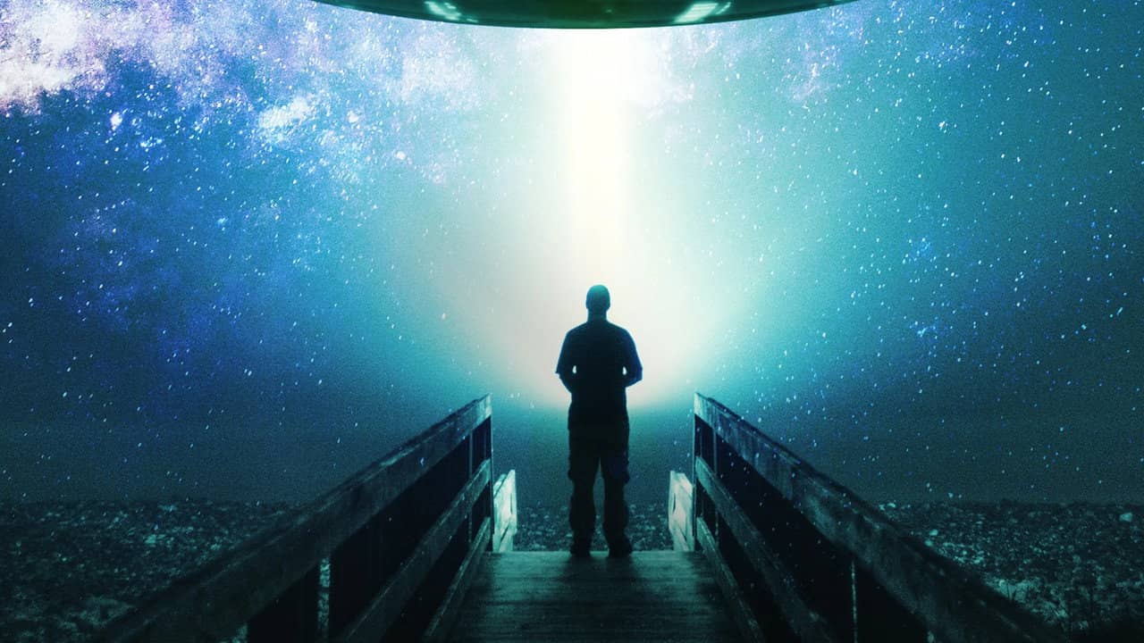 UFOs Over Earth backdrop