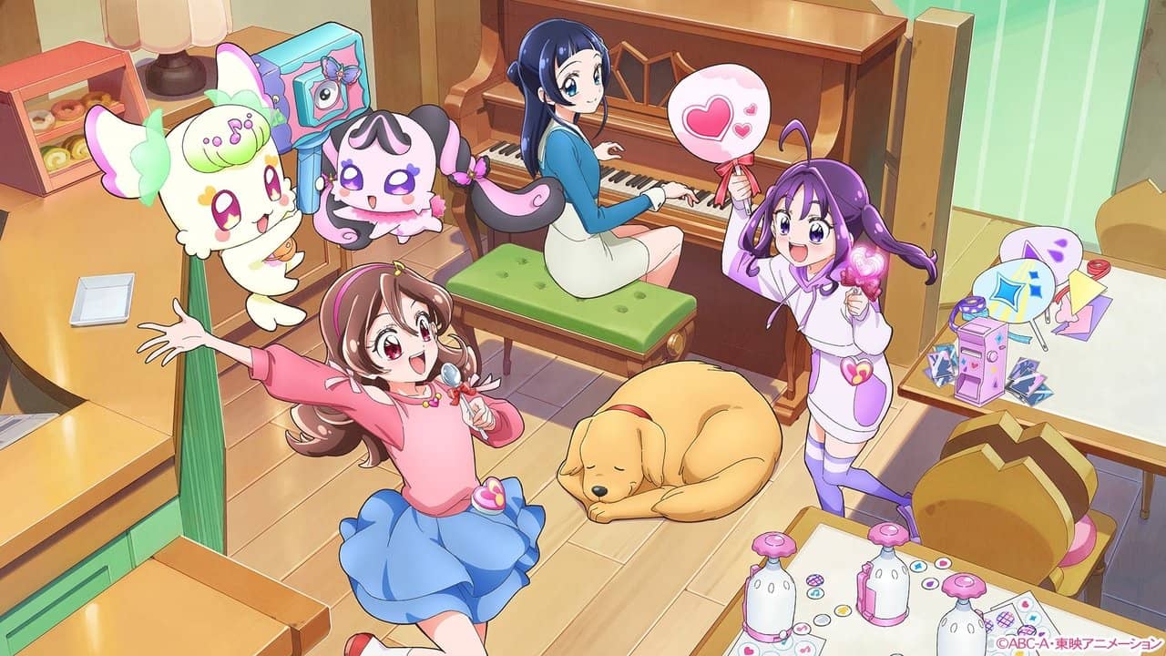 You and Idol Precure backdrop
