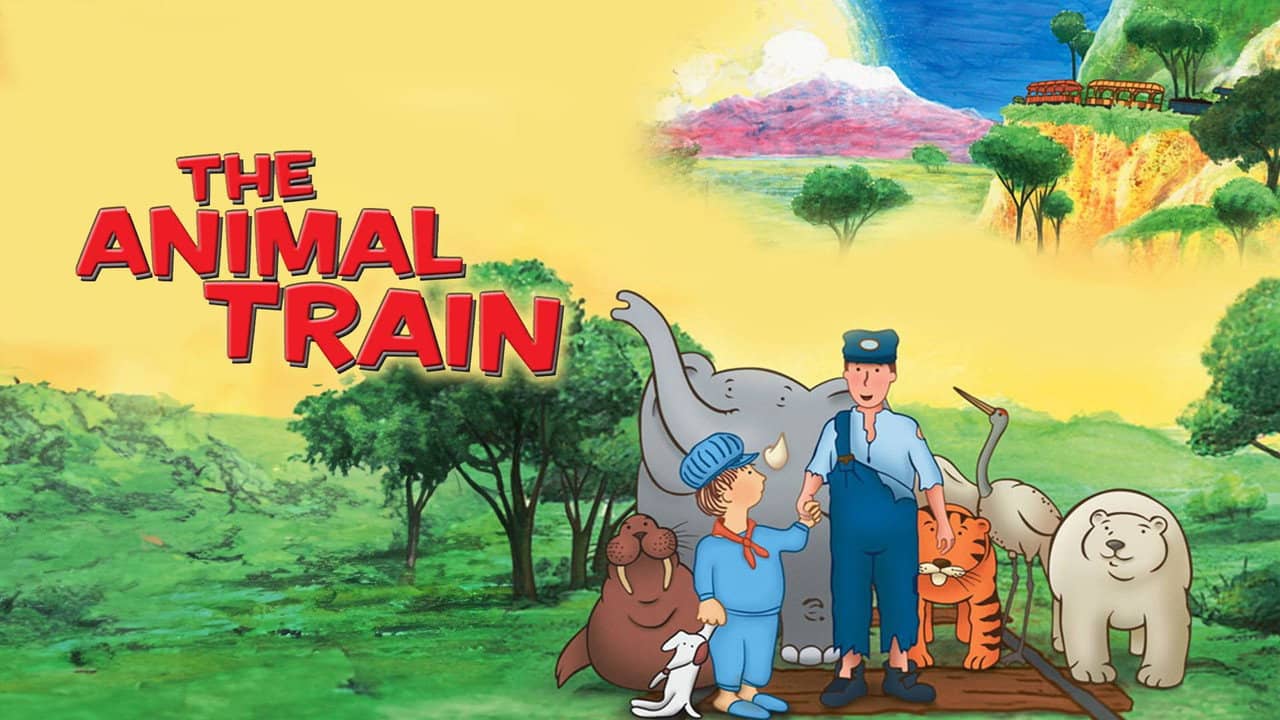 The Animal Train backdrop