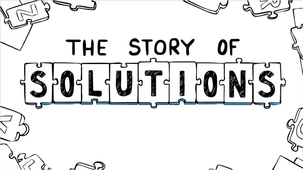 The Story of Solutions backdrop