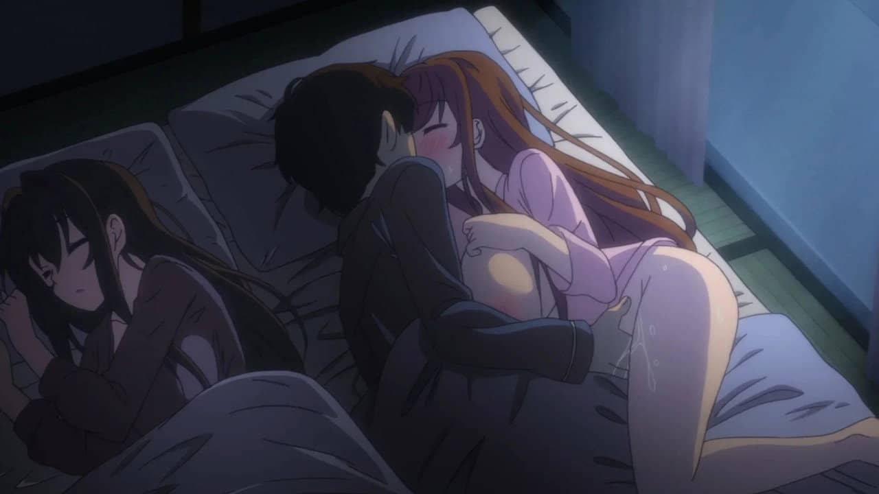 Tanetsuke Ojisan to NTR Hitozuma Sex backdrop