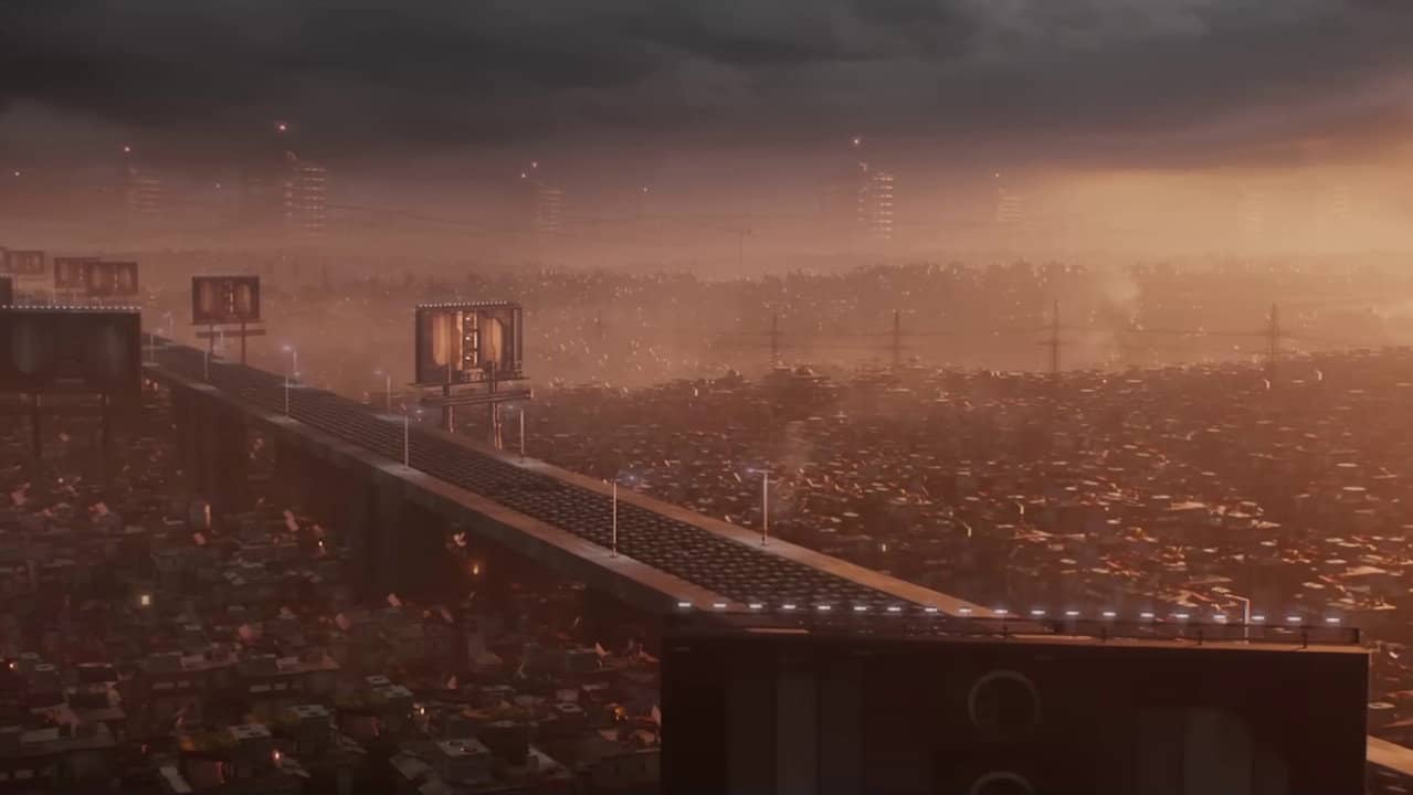 The Tunnel backdrop