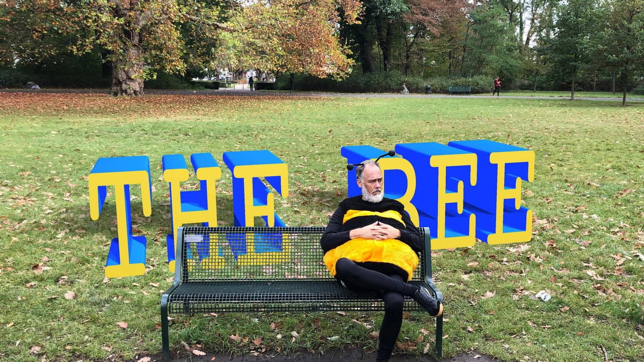 The Bee backdrop