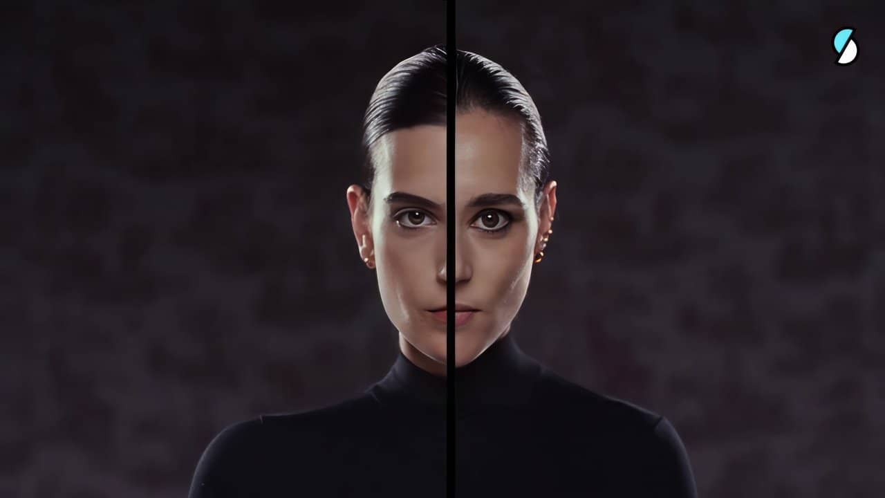 Split backdrop