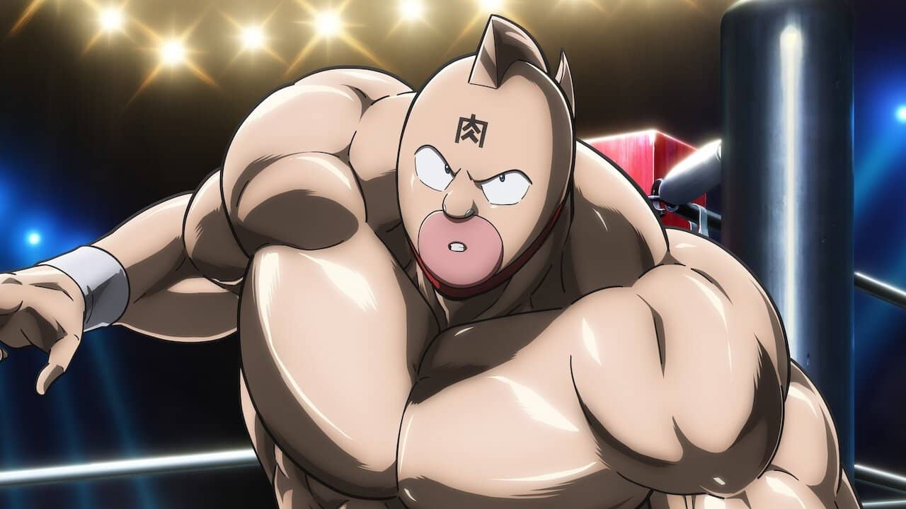Kinnikuman Perfect Origin Arc backdrop