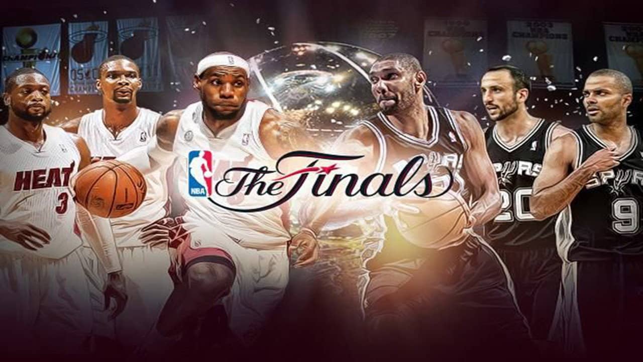 The 2014 NBA Finals backdrop