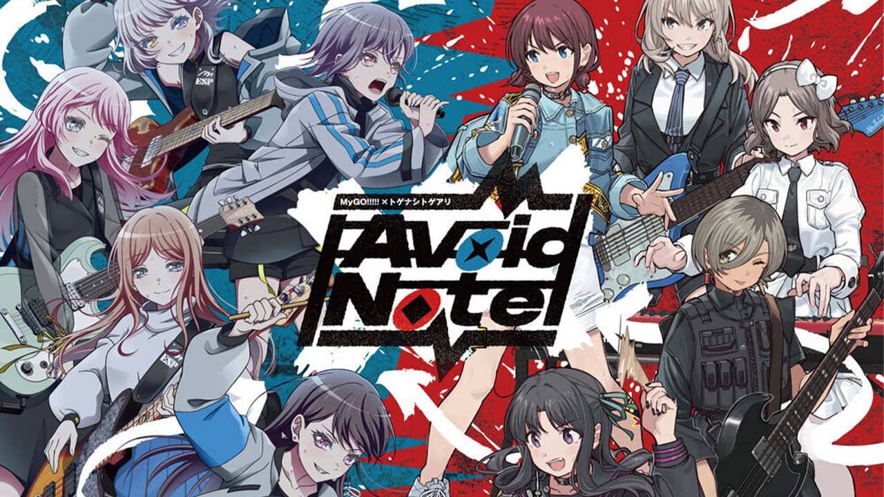 MyGO!!!!!×TOGENASHI TOGEARI Versus Live "Avoid Note" backdrop