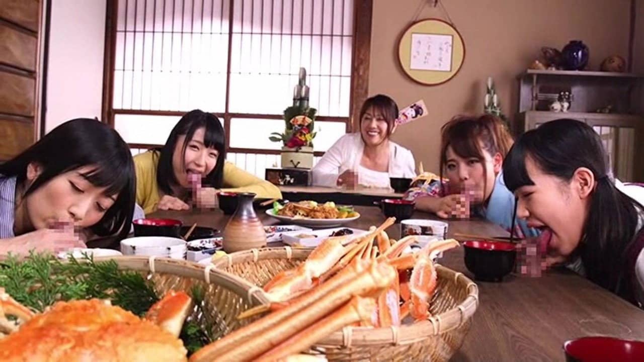 SDDE-429 Walls! Tables! Chairs! Glory Holes Everywhere In Their Childhood Home!! Happy New Year! They Say While Sucking Cock... Then While Fucking!! Not Visiting Home In 8 Years, These Girls Are Touched By The Kindness Of Family Edition backdrop