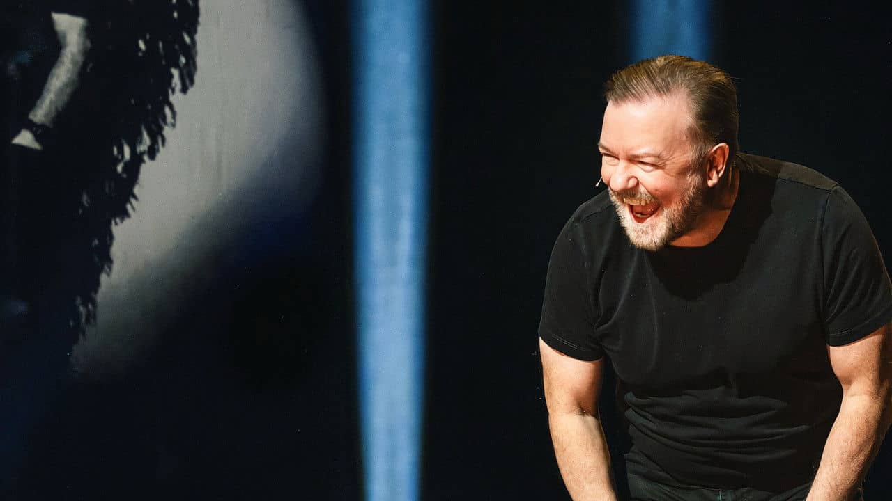 Ricky Gervais: Mortality backdrop
