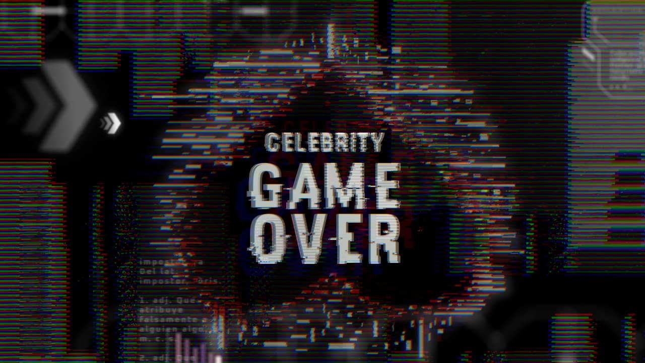 Celebrity Game Over backdrop