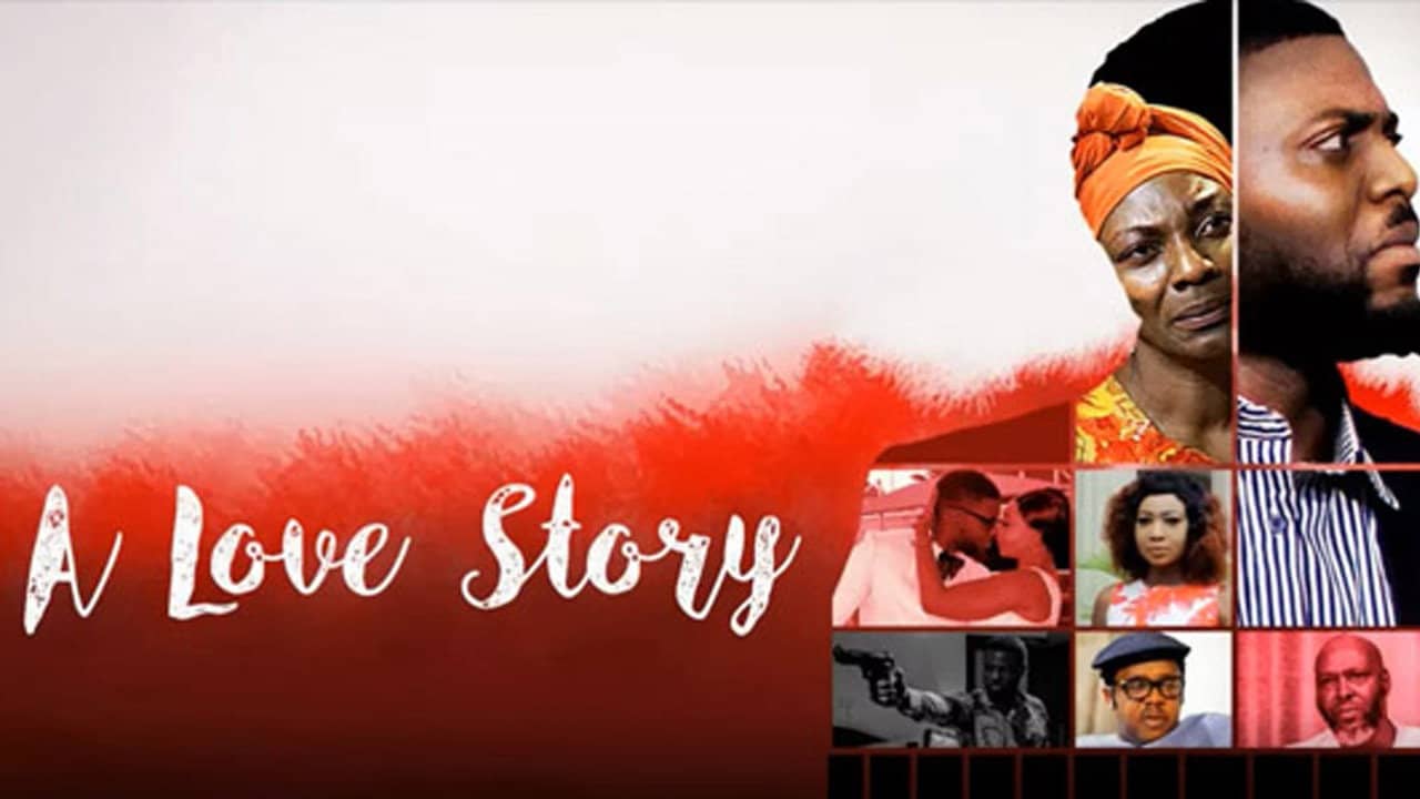 A Love Story backdrop