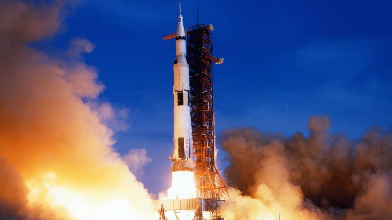 The Mighty Saturns: Saturn V backdrop