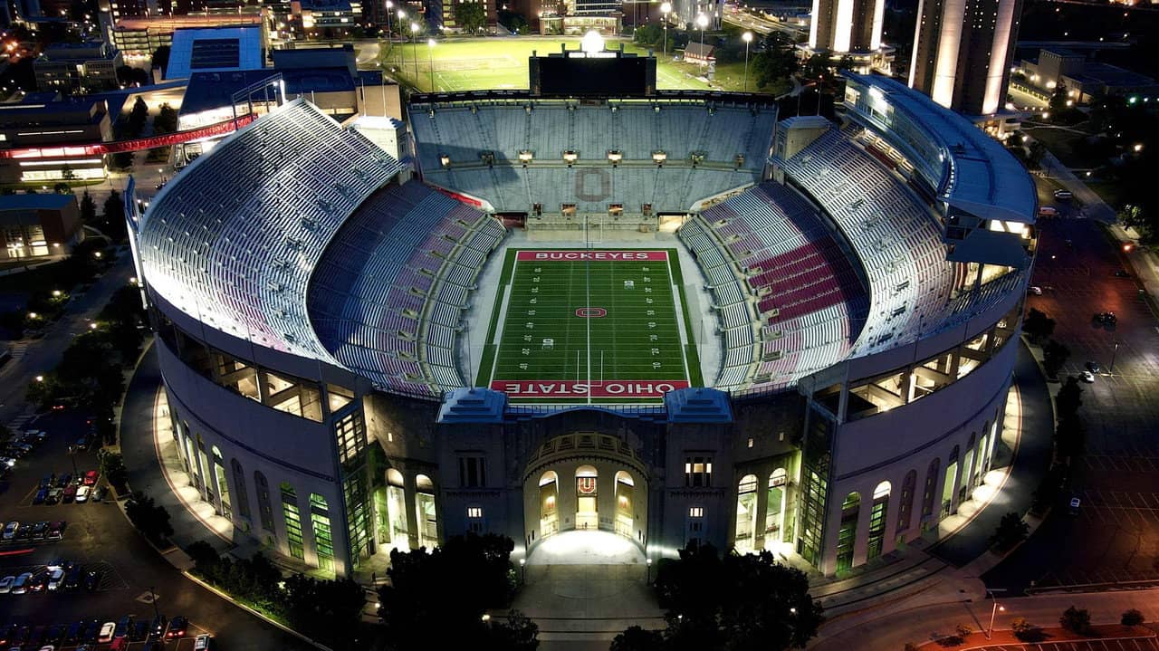 Woody Hayes' Ohio State Buckeyes backdrop