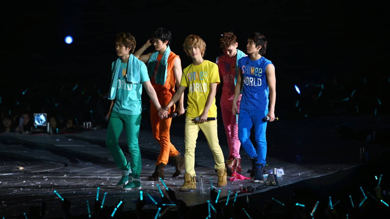 SHINee THE 1ST CONCERT "SHINee WORLD" in Seoul backdrop