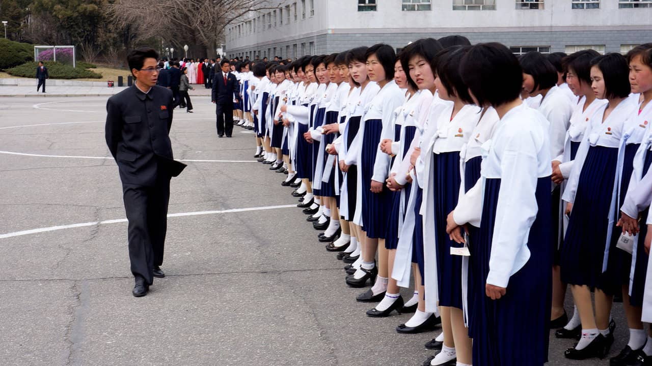 My Way in Pyongyang backdrop