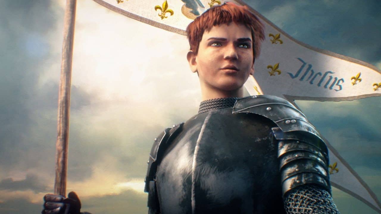 The Joan of Arc Case backdrop