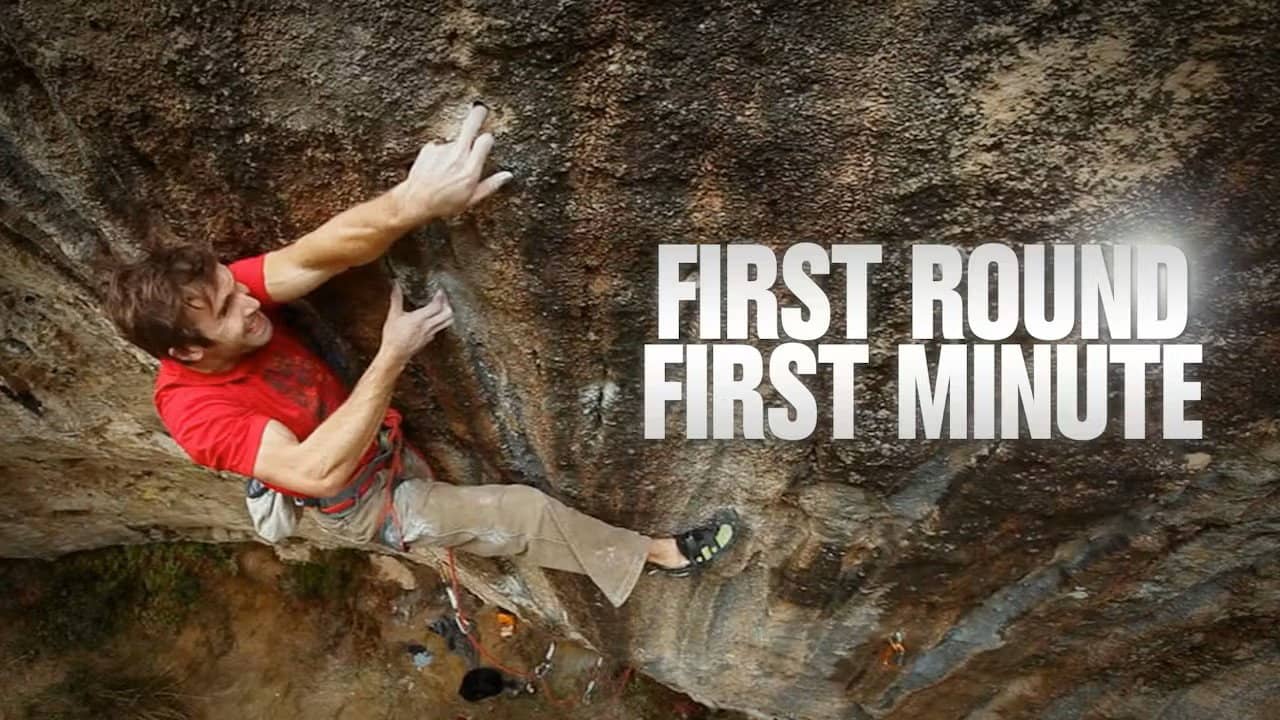 First Round First Minute backdrop