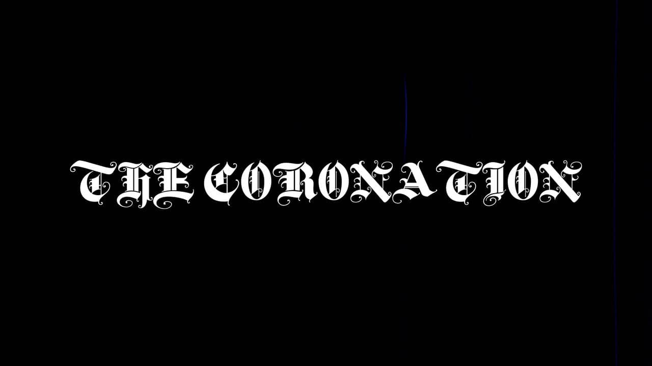 The Coronation backdrop