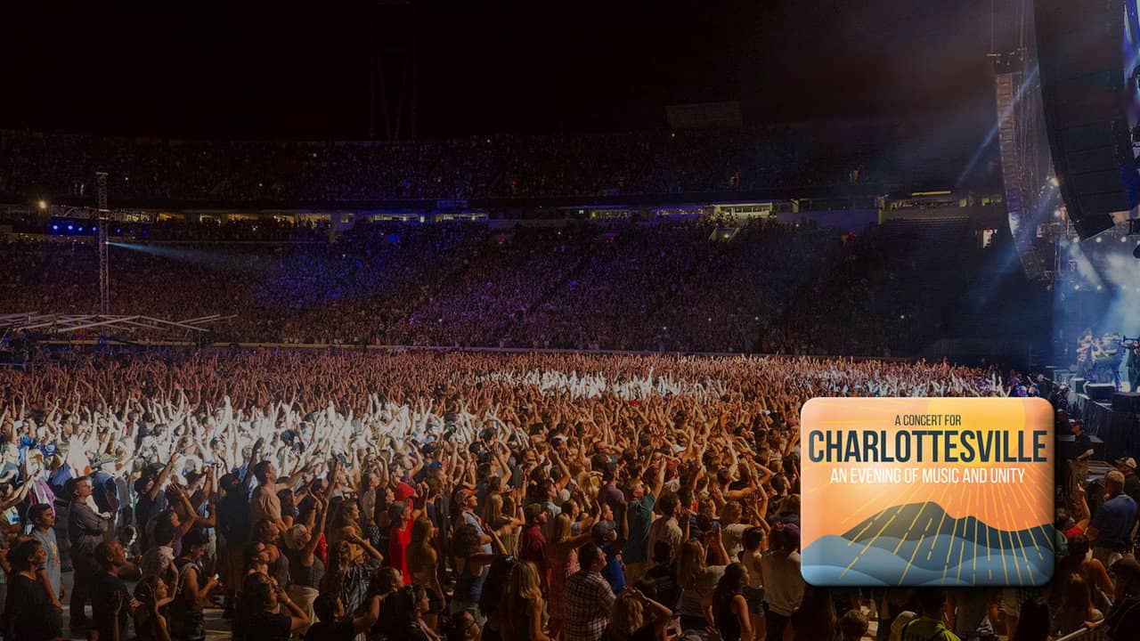 Dave Matthews Band - Concert for Charlottesville backdrop