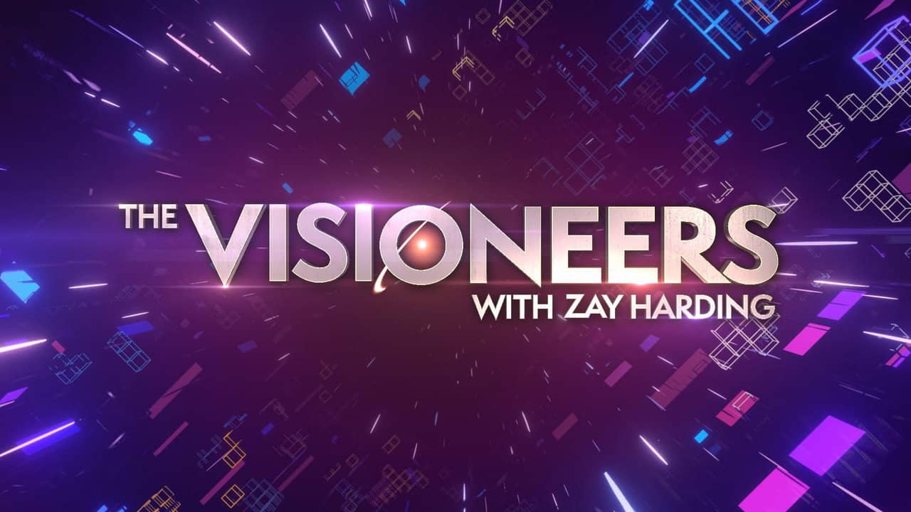 The Visioneers with Zay Harding backdrop