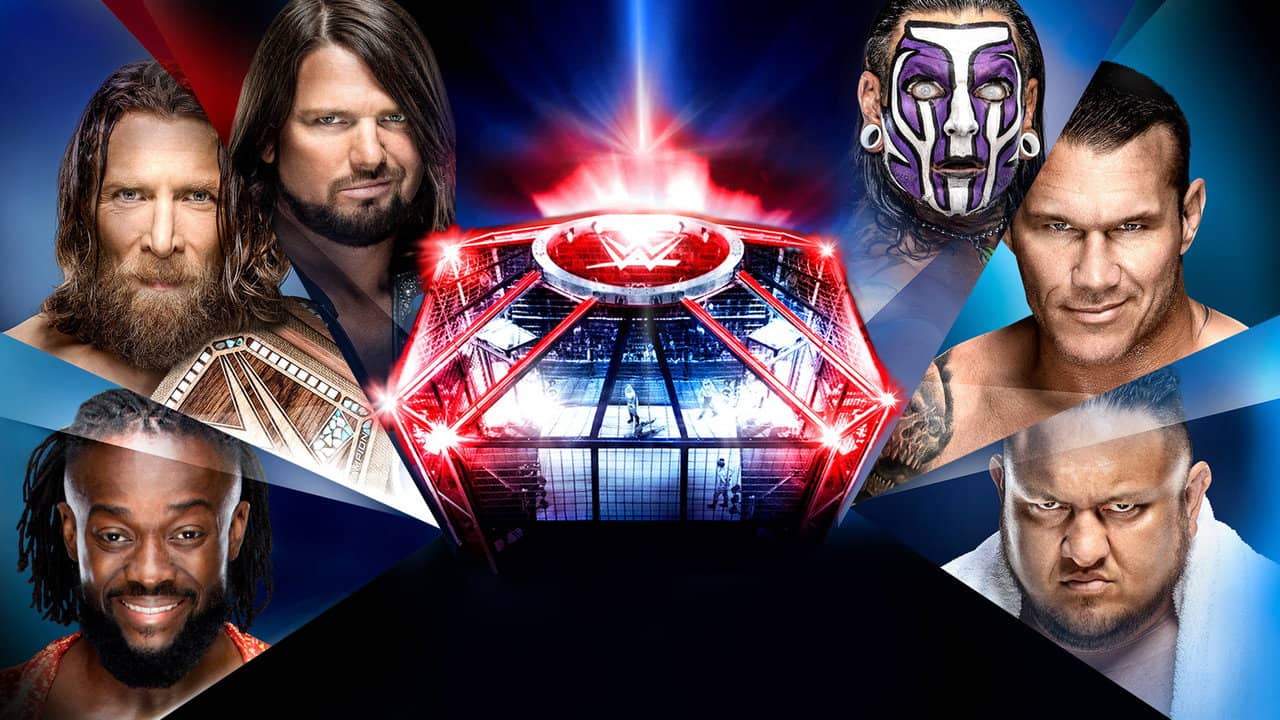 WWE Elimination Chamber 2019 backdrop