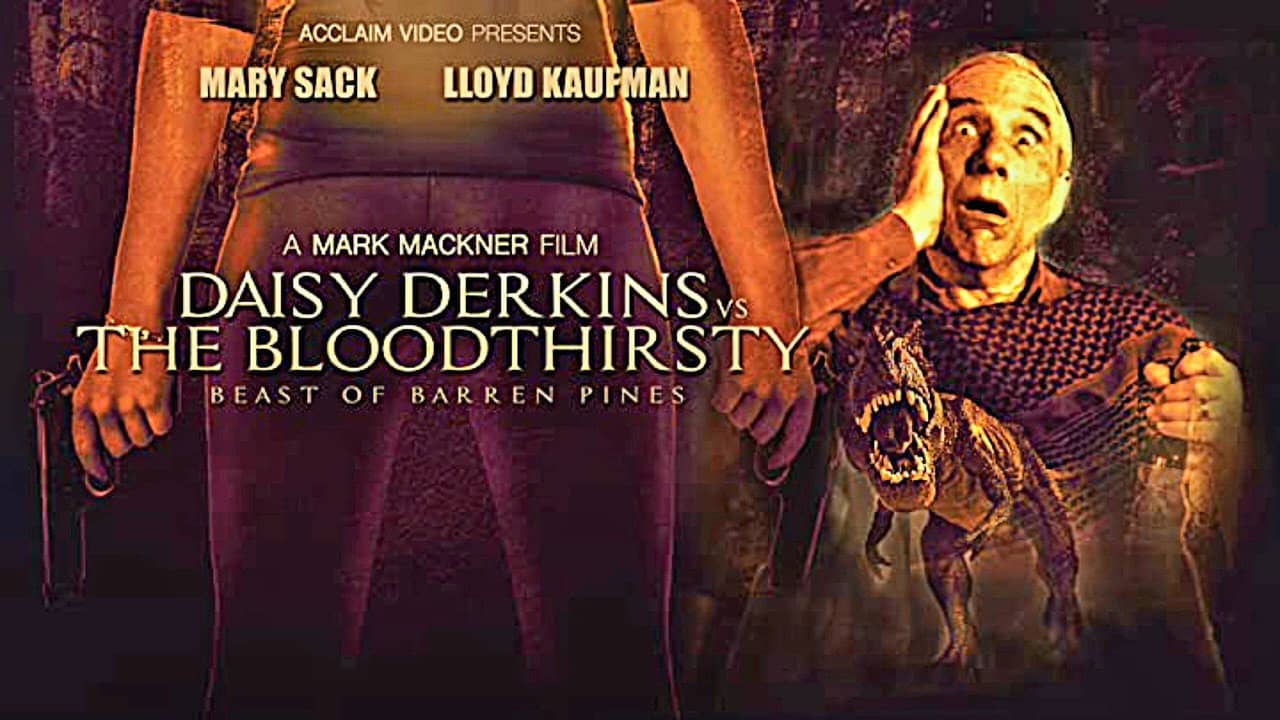 Daisy Derkins vs. The Bloodthirsty Beast of Barren Pines! backdrop