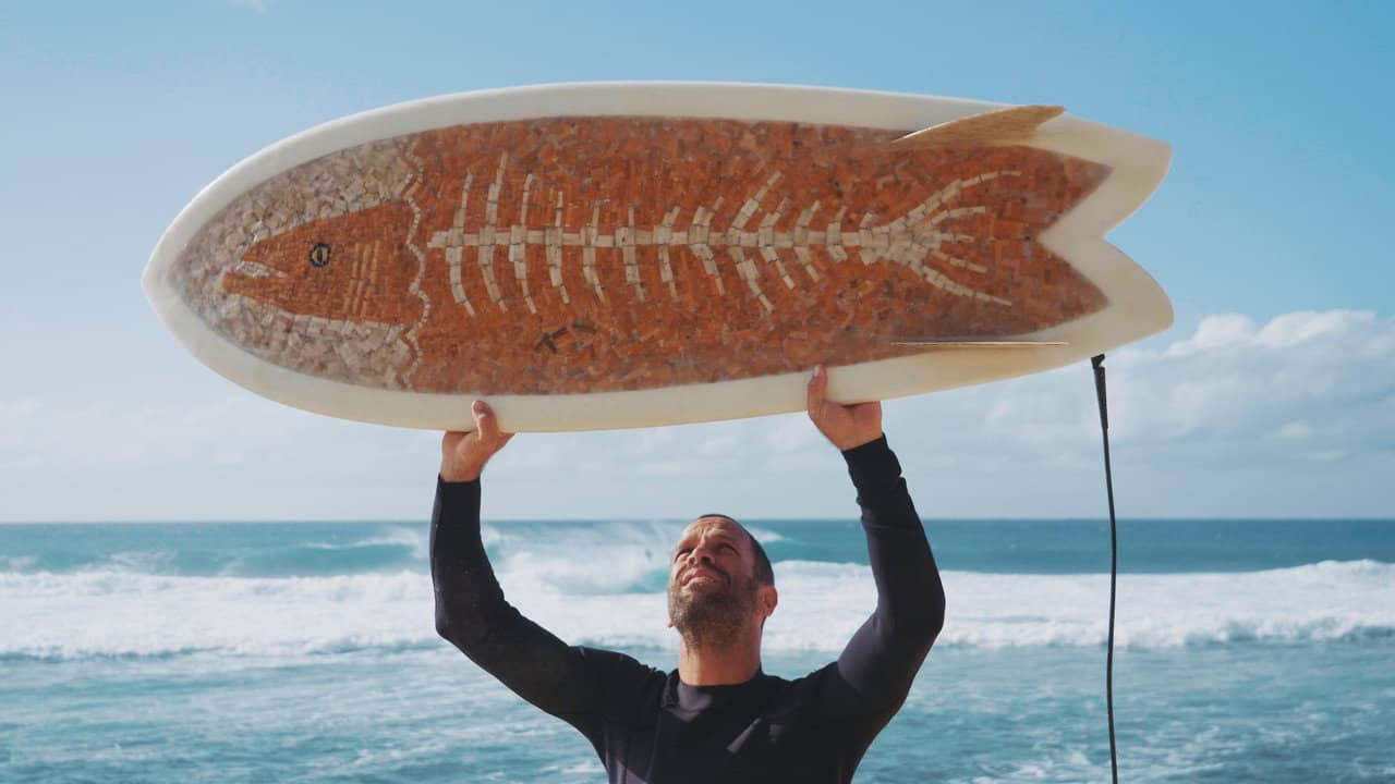 The Cigarette Surfboard backdrop