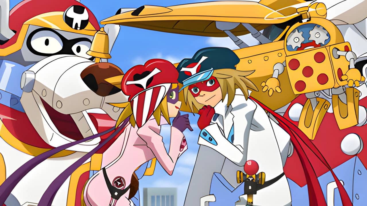 Yatterman backdrop
