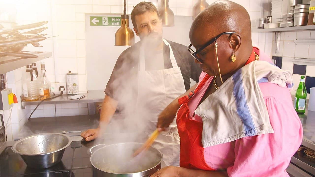 Andi Oliver’s Fabulous Feasts backdrop