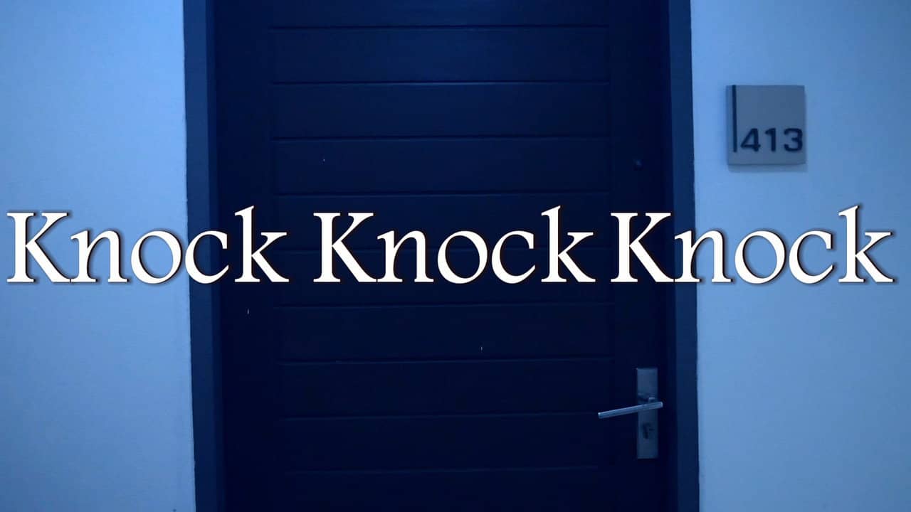 Knock Knock Knock backdrop