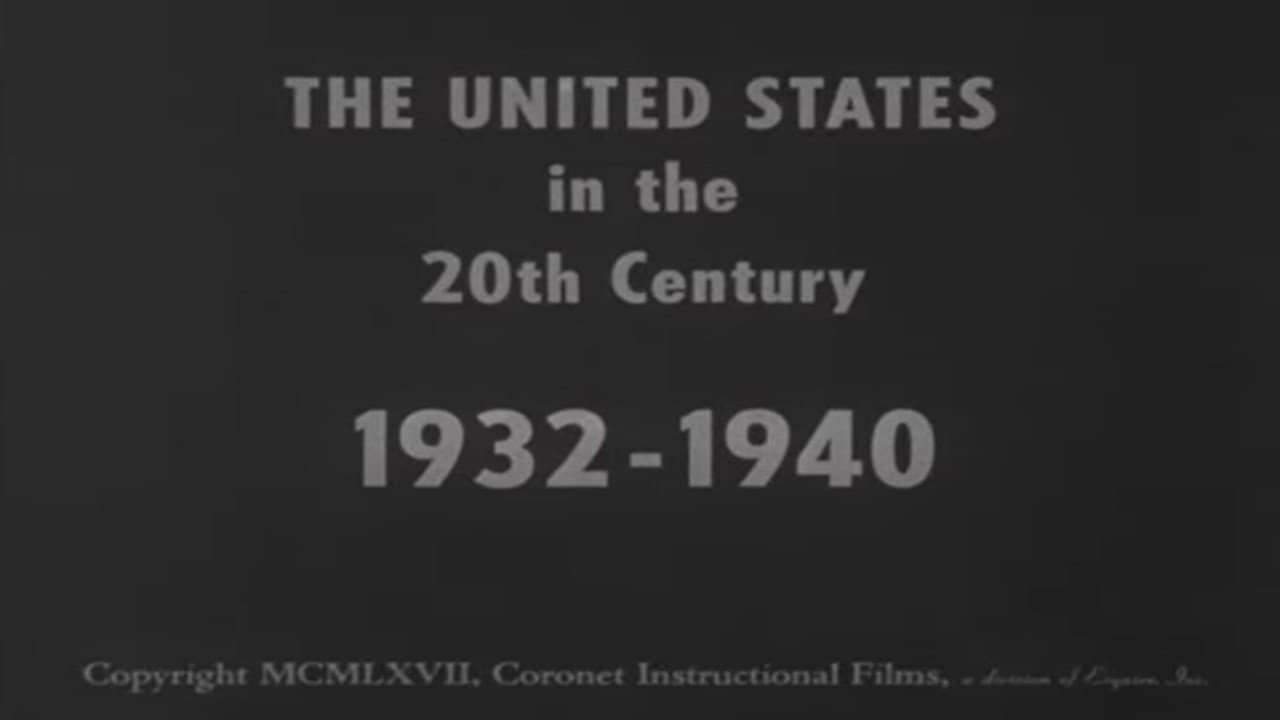 The United States in the 20th Century 1932-1940 backdrop