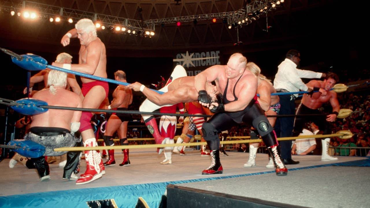 WCW BattleBowl backdrop