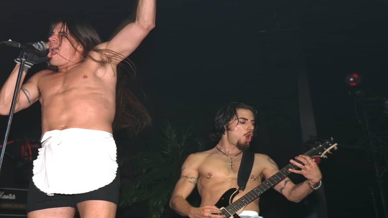 Red Hot Chili Peppers Occupy the Garden backdrop