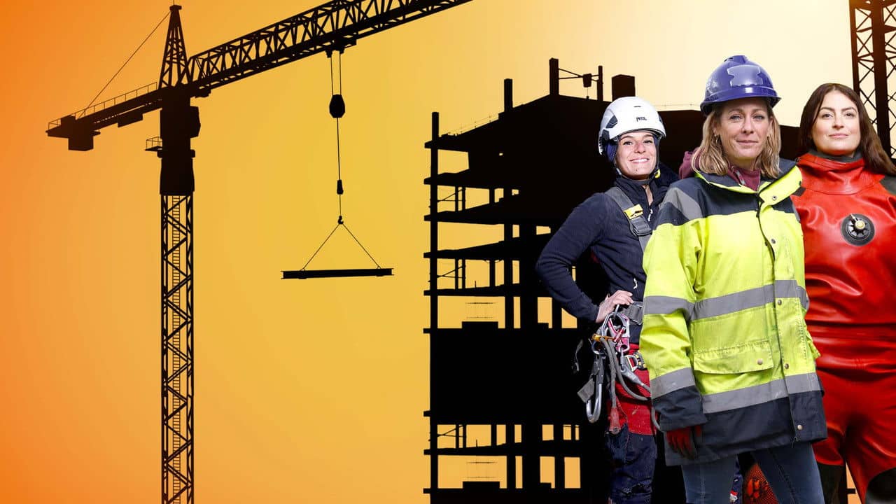 Les reines du chantier backdrop