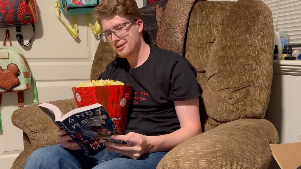 A Popcorn Story backdrop