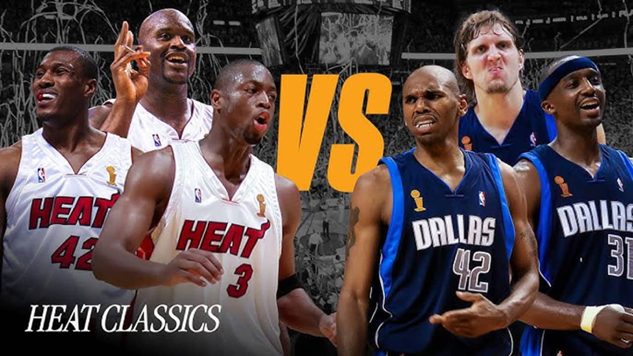 The 2006 NBA Finals backdrop