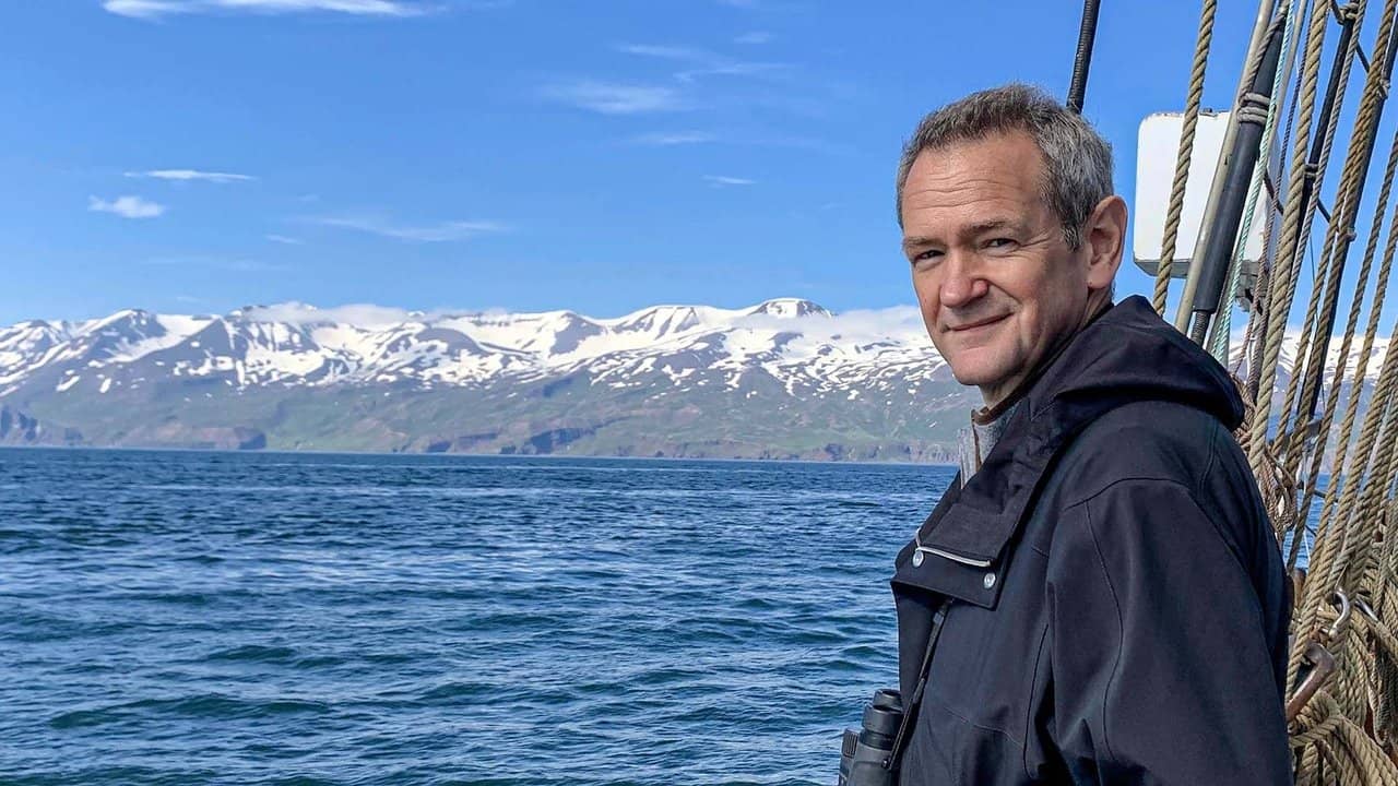 Iceland with Alexander Armstrong backdrop