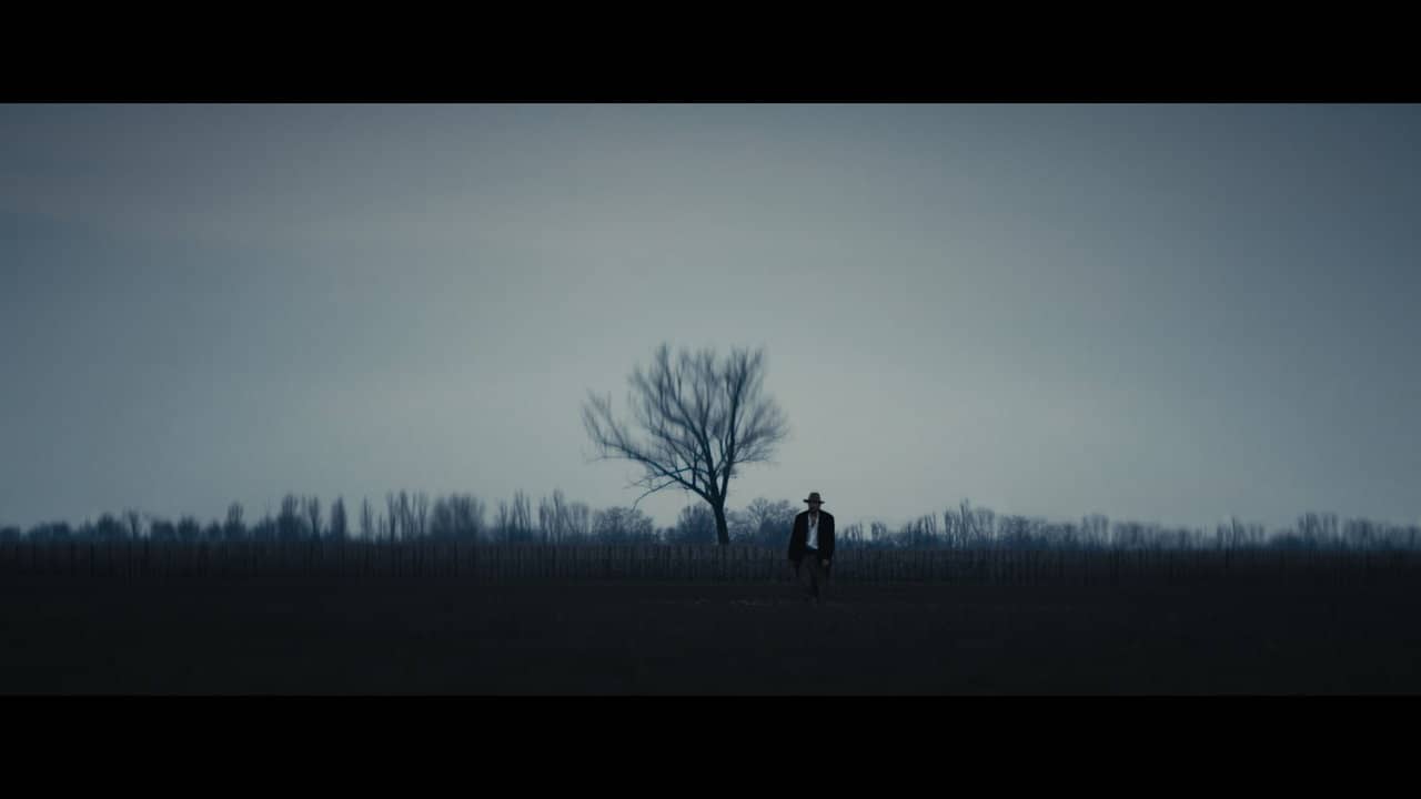 A DEAD MAN CAN'T TALK backdrop